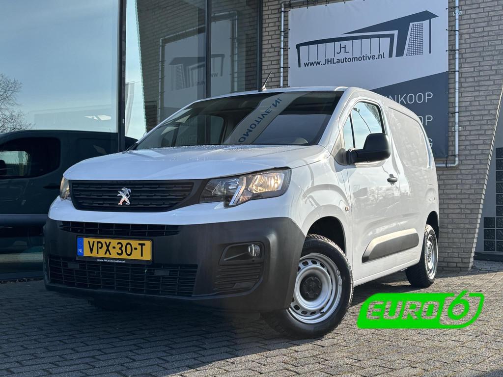 Peugeot Partner 1.5 BlueHDI Premium*A/C*CRUISE*SCHUIF*NW-MOD, Auto's, Voorwielaandrijving, Stof, Gebruikt, Euro 6