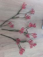 Kunststof bloemen, rood, 3 stuks, Ophalen of Verzenden, Gebruikt, Rood