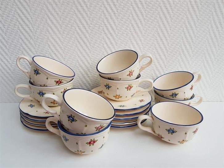 Zeller Petit Rose kop en schotels, prijs per stuk, Huis en Inrichting, Keuken | Servies, Zo goed als nieuw, Kop(pen) en/of Schotel(s)