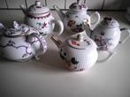 5 theepotjes uit de Franklin mint museum collectie, Ophalen of Verzenden