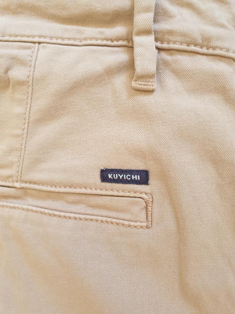 Kuyichi chino, M, Kleding | Dames, Beige, Ophalen of Verzenden, Kuyichi, Maat 36 (S)