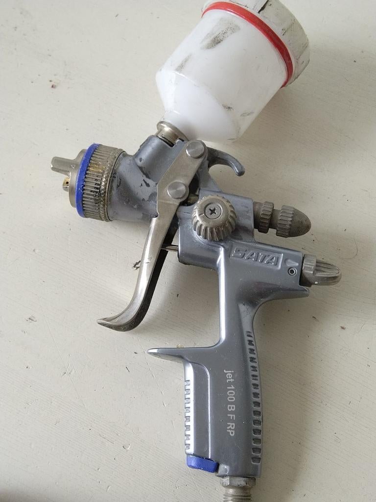 SATA Jet 100 B F RP met nozzle jet 100 B F 1 RP UV, Ophalen of Verzenden, Gebruikt