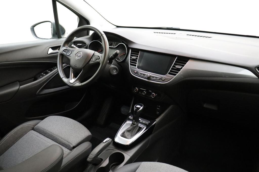 Opel Crossland 1.2T 130pk Automaat Elegance | Parkeersensore, Auto's, Opel, Gebruikt, 1199 cc, Wit, Bedrijf
