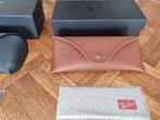 Brillenkoker bruin Ray Ban met doos en doekje nieuw, Ophalen of Verzenden, Nieuw