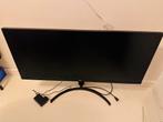 LG 34WN750P-B ultrawide monitor, Computers en Software, Monitoren, Ophalen, HDMI, IPS, In hoogte verstelbaar