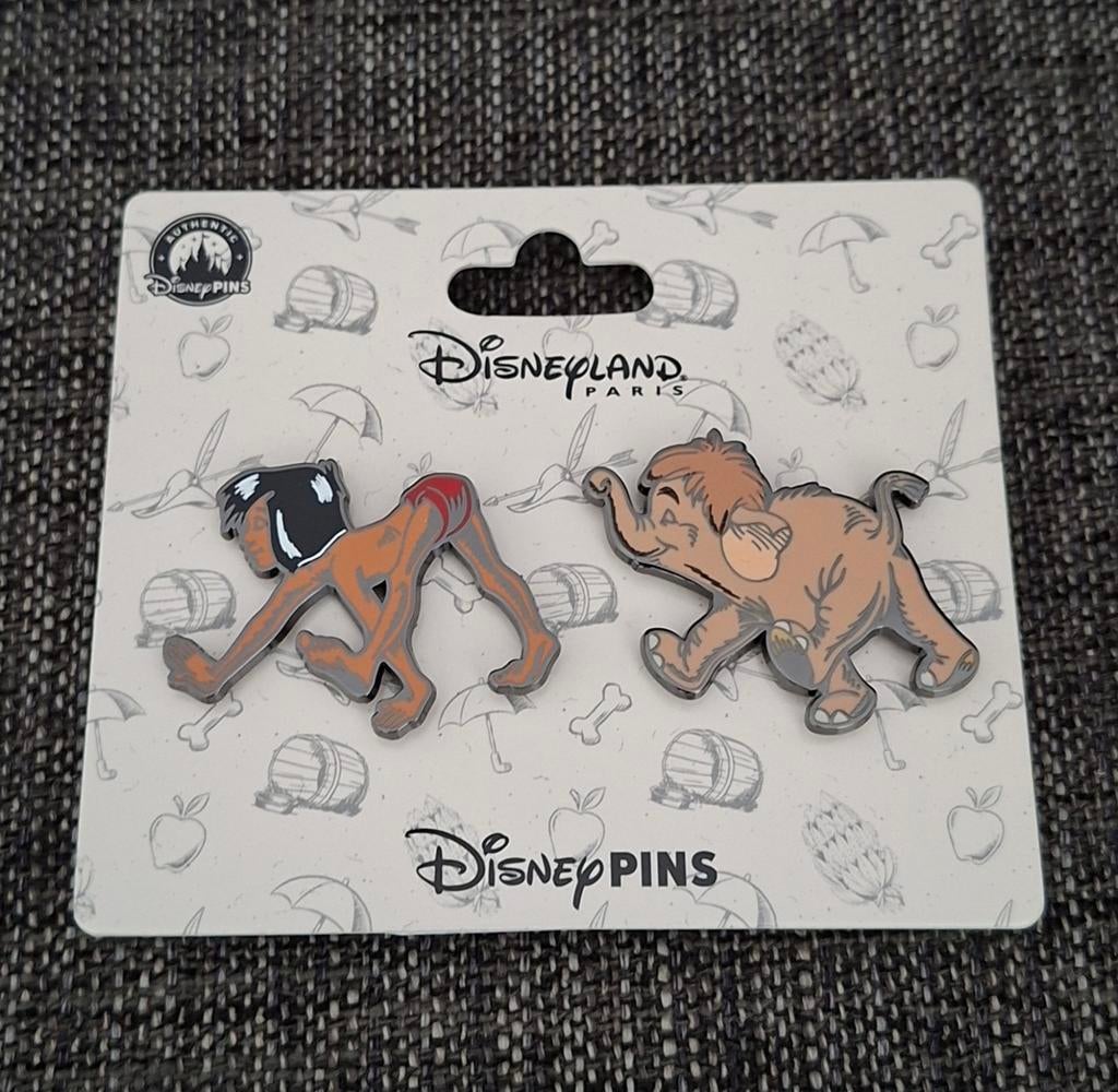 Mowgli & Hathi Junior pin-set - Disneyland Parijs (nieuw), Ophalen of Verzenden, Nieuw, Speldje of Pin