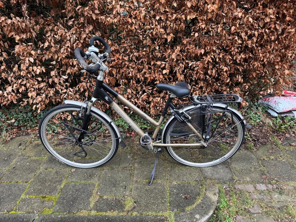 Hybride Damesfiets Trekking Star Shimano Alivio 21 versn., Fietsen en Brommers, Versnellingen, Zo goed als nieuw, 50 tot 53 cm