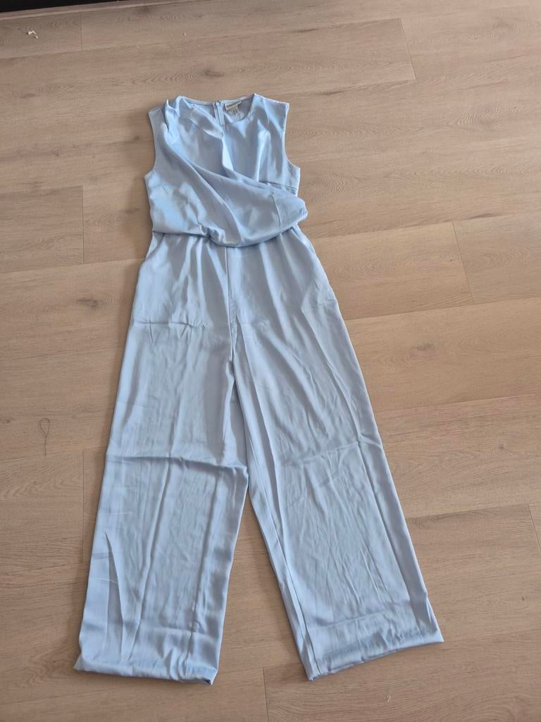 Licht blauwe jumpsuit, Kleding | Dames, Jumpsuits, Ophalen of Verzenden, Zo goed als nieuw, Maat 42/44 (L), Blauw
