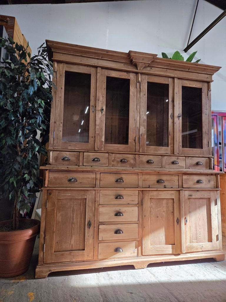 Prachtige ladekast ~ apothekerskast ~winkelkast ~vitrinekast, Huis en Inrichting, Kasten | Ladekasten, Ophalen, 5 laden of meer