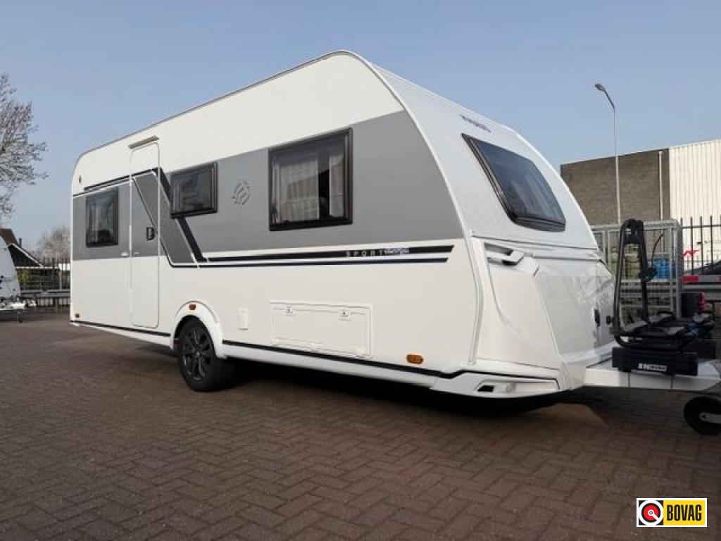 Knaus 500 EU Sport E-Power 2024 Airco Vloerverwarming, Caravans en Kamperen, Rondzit, Bedrijf, Schokbreker, Knaus