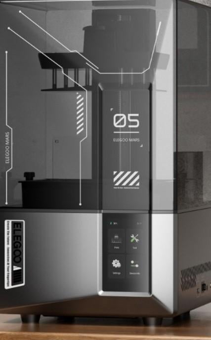 Elegoo Mars 5 3D Printer - Zo goed als nieuw, Computers en Software, 3D Printers, Ophalen of Verzenden, Zo goed als nieuw, Resin/Hars