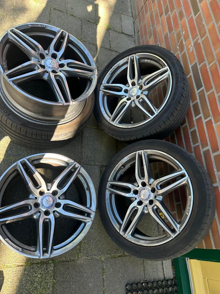 19 inch mercedes w213 breedset velgen, 19 inch, Overige, Gebruikt, Overige