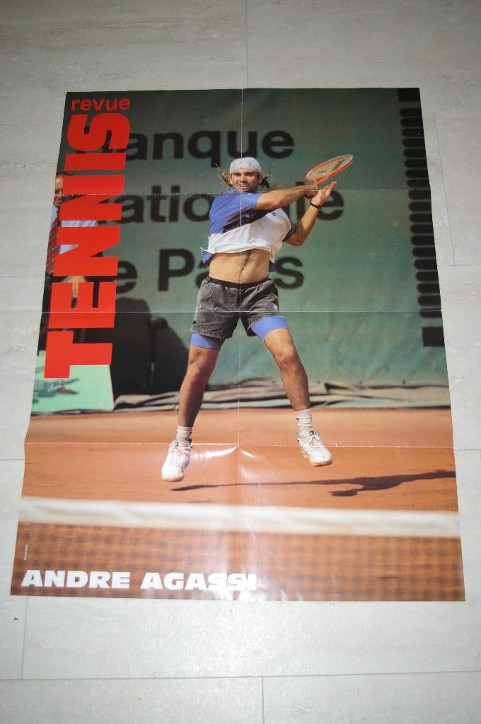Posters van tennis beroemdheden, en boek Stan Franeker, Sport en Fitness, Tennis, Ophalen of Verzenden, Zo goed als nieuw, Overige typen