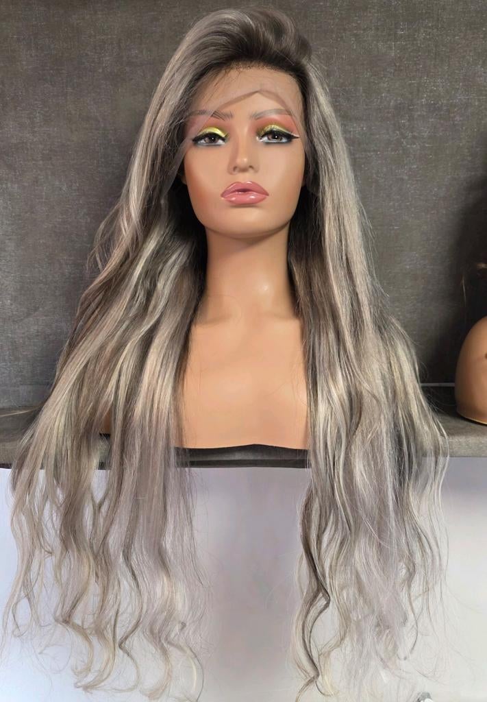 Lace wig echt haar, Sieraden, Tassen en Uiterlijk, Uiterlijk | Haarverzorging, Ophalen of Verzenden, Nieuw, Pruik of Haarverlenging