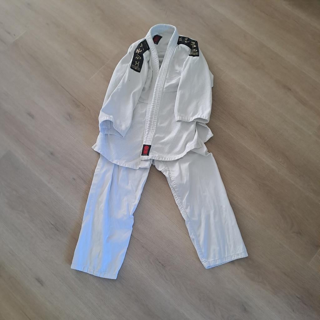 Judopak maat 150 essimo, Gebruikt, Maat XS of kleiner, Judo, Ophalen of Verzenden