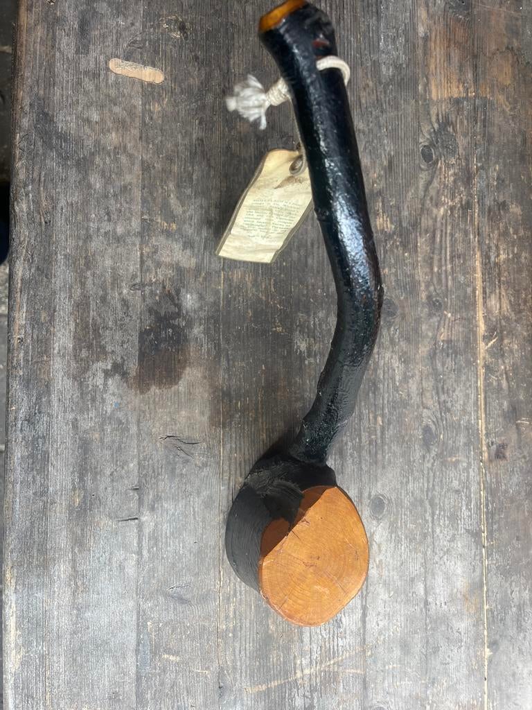 Houten antieke knuppel of stamper, Ophalen of Verzenden