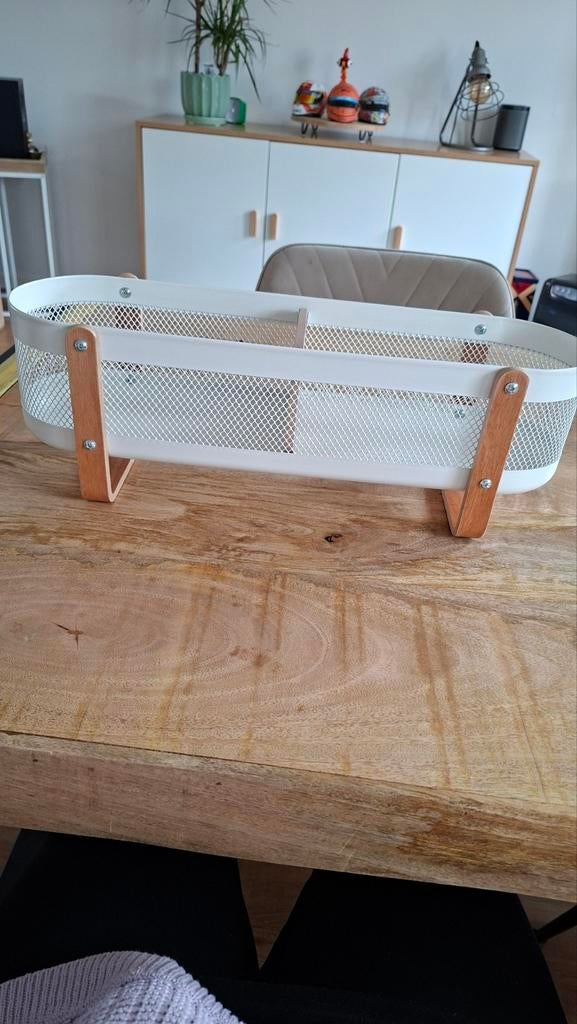 Risatorp Ikea Bureau Houder - Wit, Ophalen of Verzenden, Zo goed als nieuw