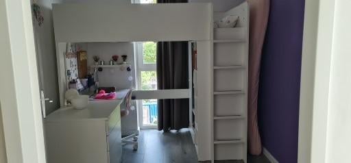 Ikea Smastad hoogslaper met bureau 90x200cm, Ophalen, Gebruikt, Hoogslaper