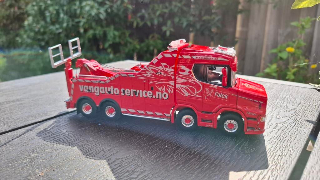 Wsi Scania wrecker vang autoservice.no, Ophalen of Verzenden, Zo goed als nieuw, Bus of Vrachtwagen, Wsi