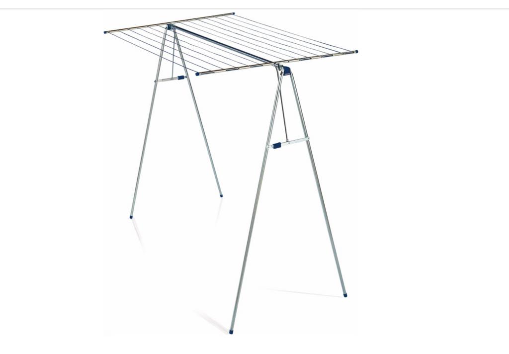 Leifheit droogrek inklapbaar . Ruim 20 m drooglengte, Ophalen, Zo goed als nieuw, Wasrek