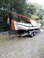 Gildeboeier met trailer, Watersport en Boten, Platbodems, Ophalen, Gebruikt, Diesel, Polyester