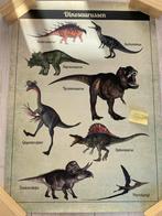 Set van 3 kinderposters: Dinosaurus, Hert en Bosdieren Alfab, Ophalen, Rechthoekig Staand, Zo goed als nieuw, A1 t/m A3