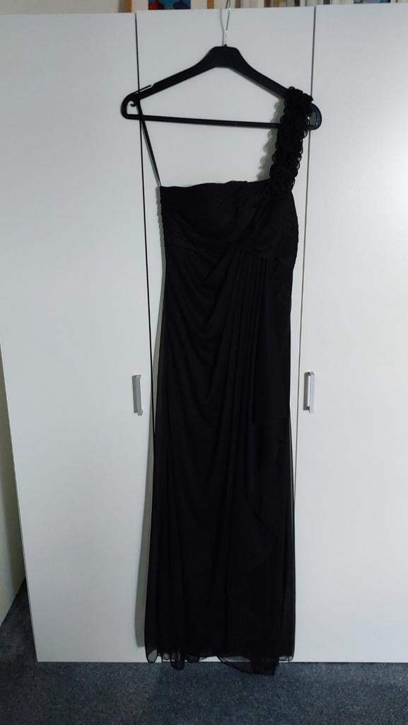 Mooie zwarte galajurk, maat 36/38, Kleding | Dames, Gelegenheidskleding, Galajurk, Zwart, Ophalen of Verzenden, Zo goed als nieuw