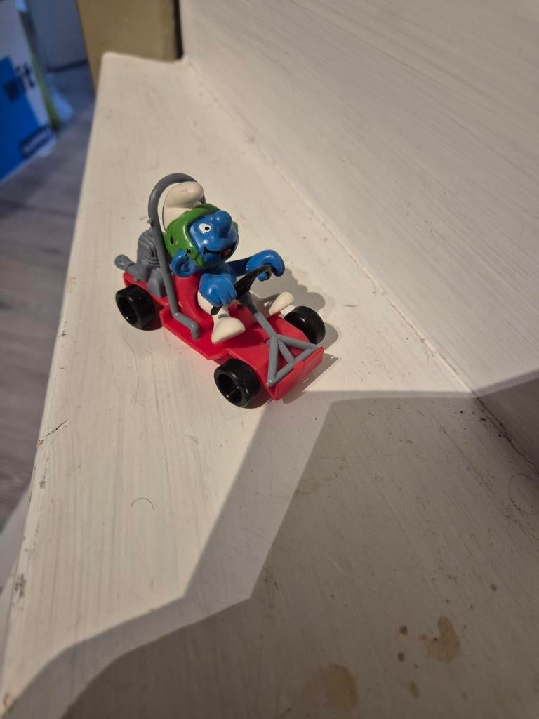 Smurf in card, Ophalen of Verzenden