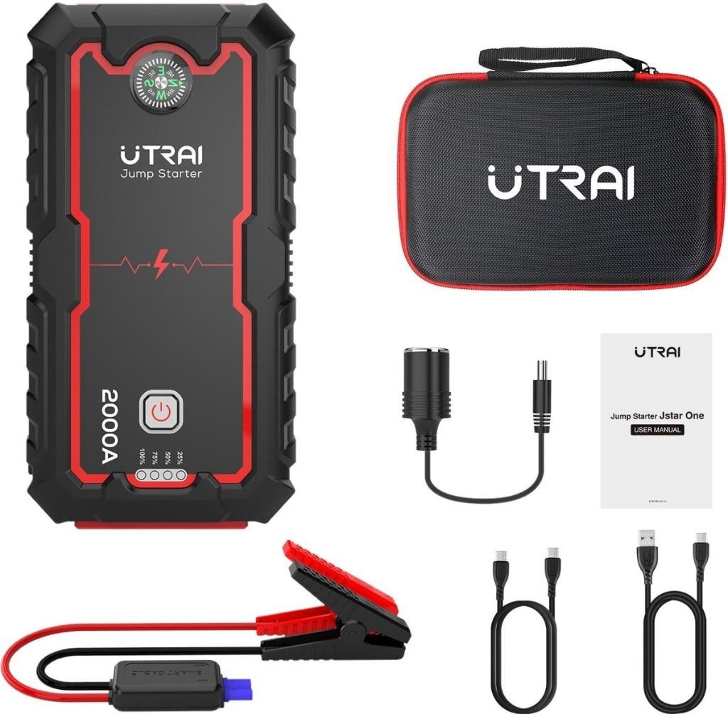 Utrai Jumpstarter voor Auto - Jstar One, Auto diversen, Theodoor Colenbranderhof 9, 3059LC Rotterdam, Nederland, Info@currentcomponents.nl