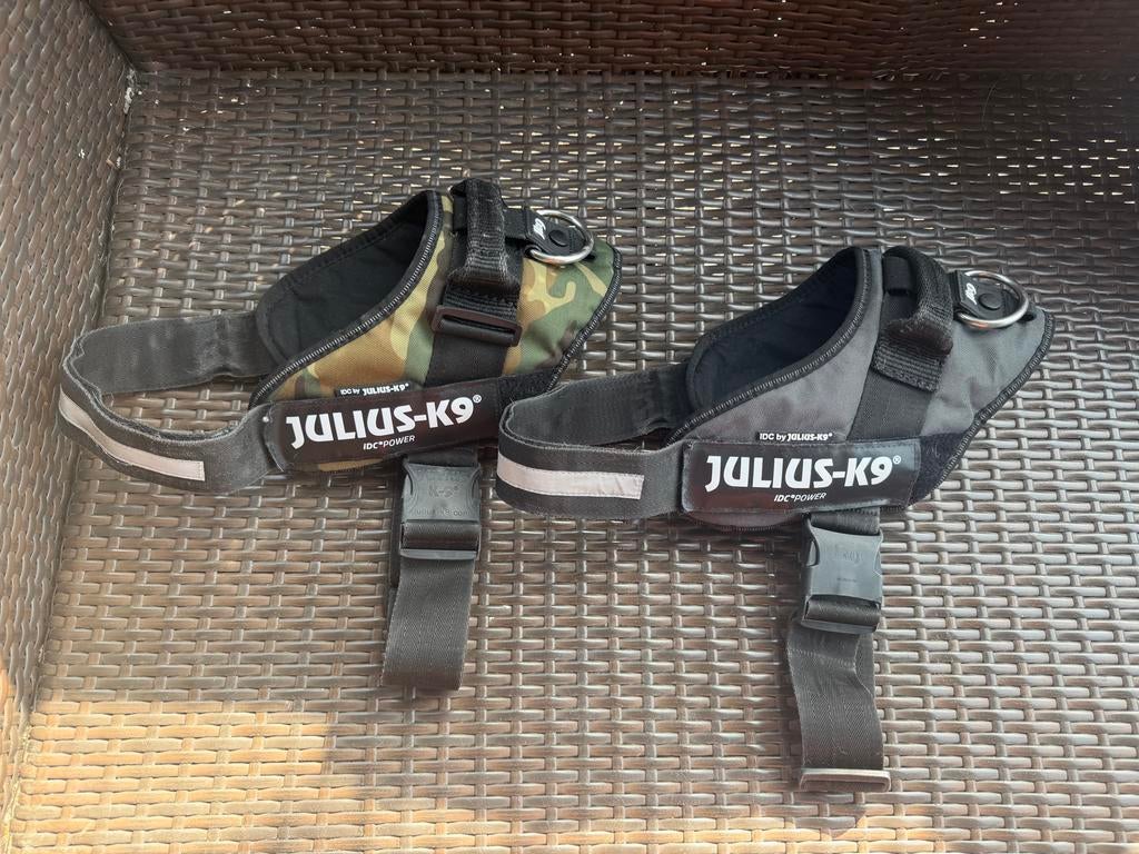 2 Julius k-9 tuigen maat xl/2, Dieren en Toebehoren, Honden-accessoires, Ophalen of Verzenden, Zo goed als nieuw
