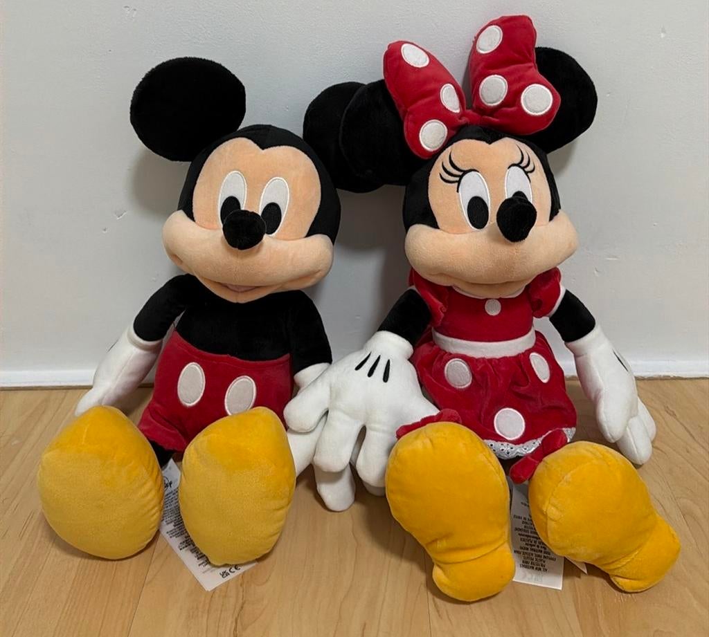 Mickey en Minnie Mouse knuffels - Disneyland, Ophalen of Verzenden, Nieuw, Overige typen