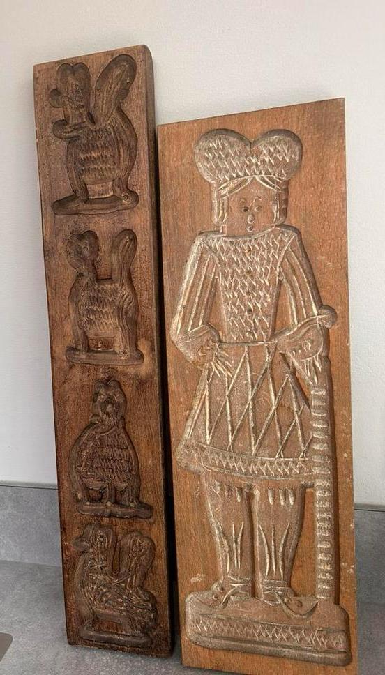 2 oude grote speculaasplanken, Ophalen of Verzenden