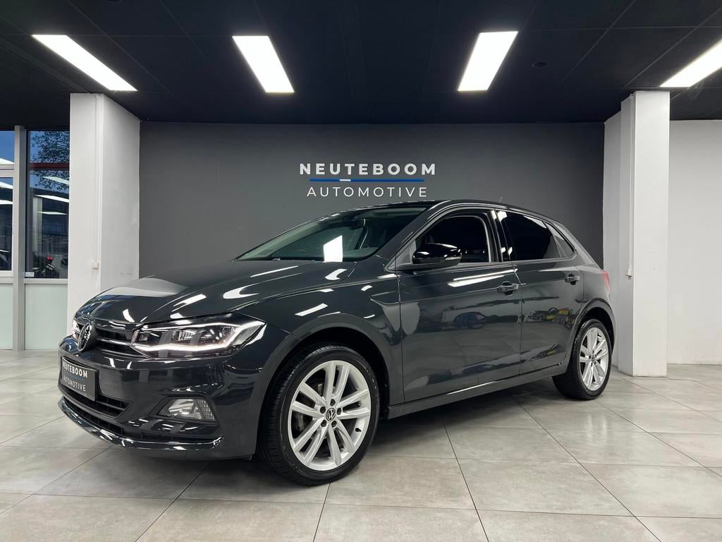 Volkswagen Polo 1.0 TSI Highline CLIMA | ACC | PDC | LED |, Auto's, Stof, Gebruikt, Zwart, 95 pk