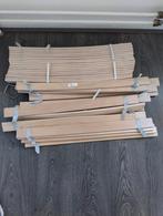 2 nieuwe lattenbodems 70 x 200 samen 140 x 200, 200 cm, Hout, Nieuw, Tweepersoons