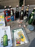 Grote Grolsch verzameling: flessen, glazen, openers, reclame, Ophalen, Gebruikt, Overige typen, Grolsch