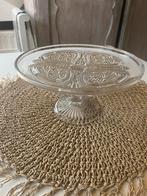 Vintage glazen taartplateau, Antiek en Kunst, Ophalen of Verzenden