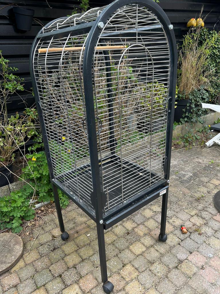 Vogelkooi, Dieren en Toebehoren, Vogels | Hokken en Kooien, Ophalen, Zo goed als nieuw, Metaal, Vogelkooi