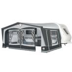 Dorema President XL280 De Luxe Voortent + Luifel + Uitbouw, Caravans en Kamperen, Ophalen, Gebruikt, Tot en met 4