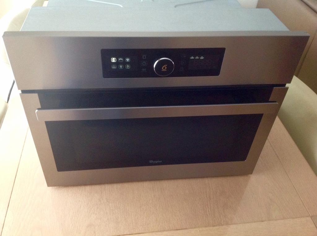 Whirlpool 6th Sense combimagnetron oven, Ophalen, Combimagnetron, Crisp, Zo goed als nieuw
