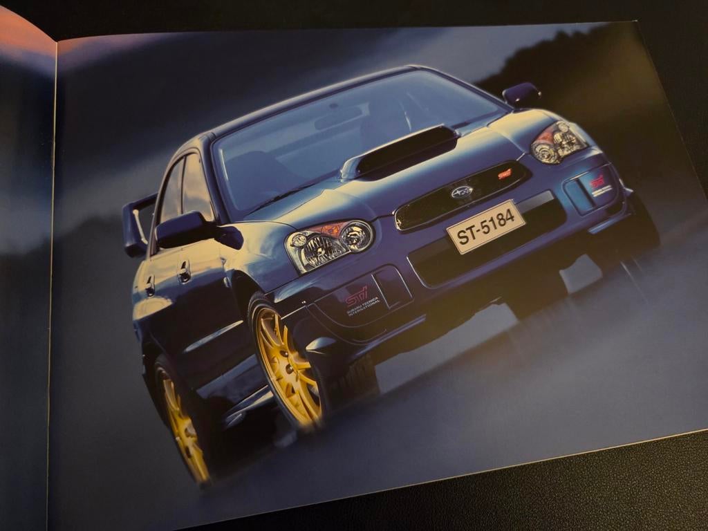 Brochure Subaru Impreza WRX STI 2004 "Blobeye", Ophalen of Verzenden, Zo goed als nieuw, Overige merken