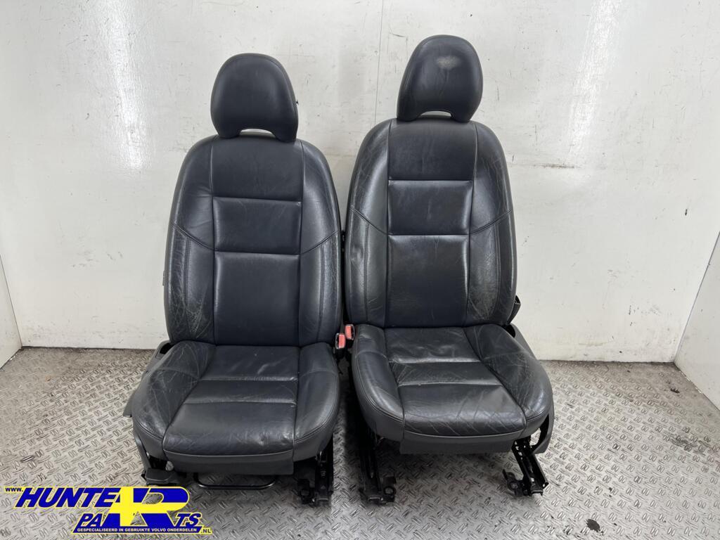 Bekledingsset zwart leder Volvo V50 ('04-'12), Auto-onderdelen, Interieur en Bekleding, Gebruikt, Ophalen of Verzenden, Volvo