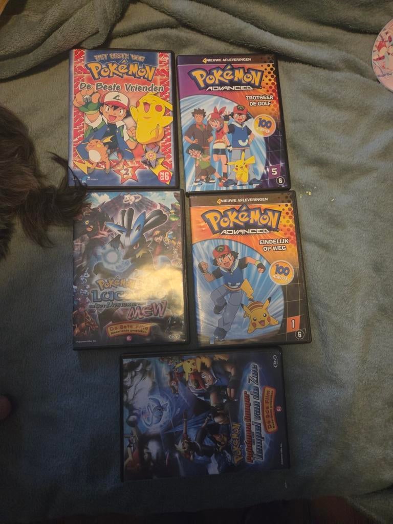 Pokémon DVD Collectie: 5 Films en Series, Cd's en Dvd's, Gebruikt, Tekenfilm, Boxset, Ophalen of Verzenden