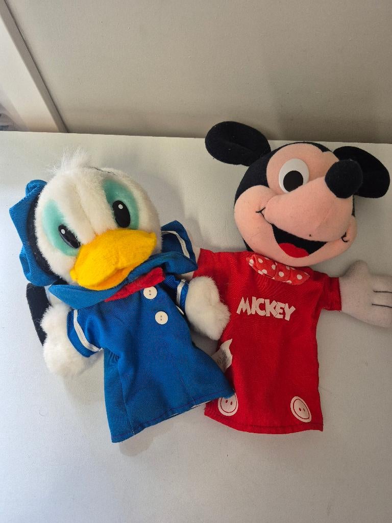 Disney handpop mickey en donald, Ophalen of Verzenden, Gebruikt, Overige typen