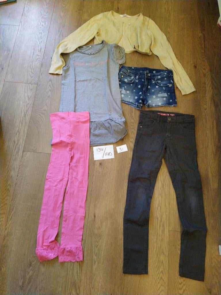 31 - kleding meisje maat 134 / 140, Ophalen of Verzenden, Gebruikt, Maat 134