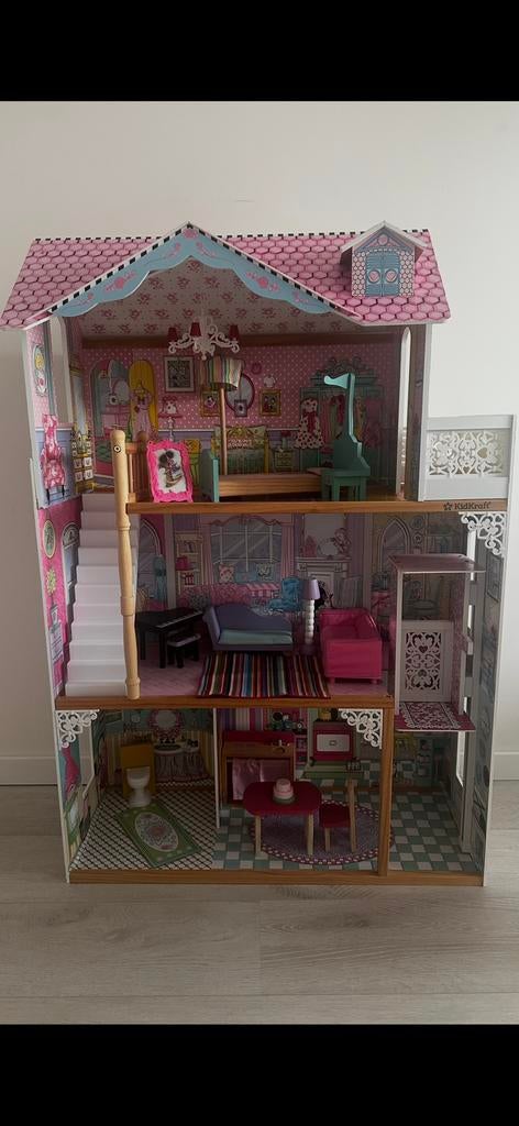 Kidkraft poppenhuis, Ophalen of Verzenden, Zo goed als nieuw, Poppenhuis