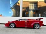 1:18 Lamborghini Countach 25th Anniversary red Autoart 74534, Auto, Autoart, Nieuw, Ophalen of Verzenden