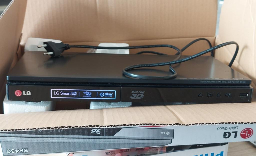 LG BP430 Blu-ray Disc/DVD-speler met Smart TV en 3D, Audio, Tv en Foto, Blu-ray-spelers, Ophalen of Verzenden, Zo goed als nieuw