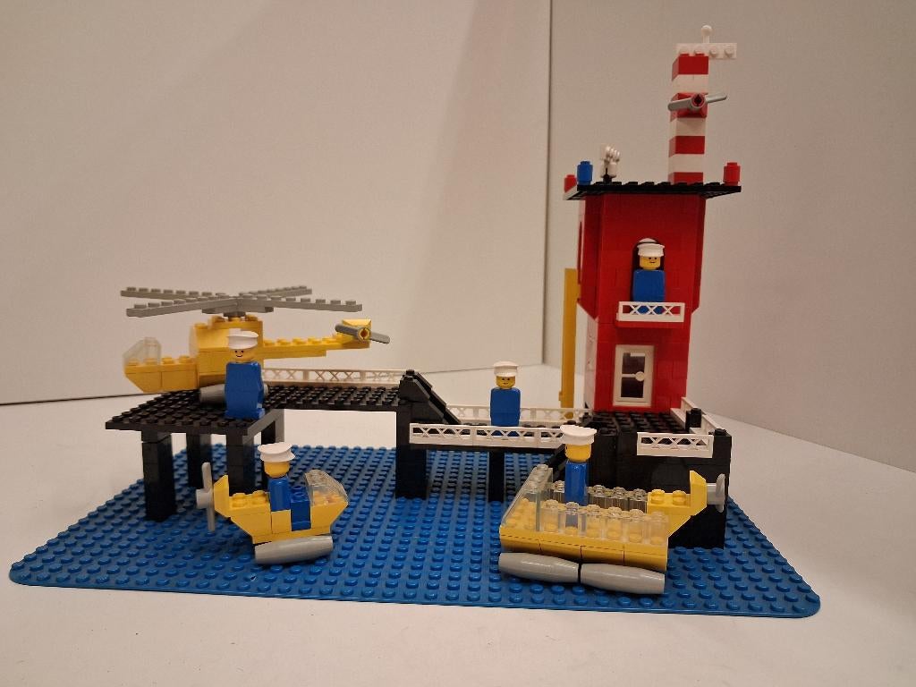 lego 369 Coastguard station met stickers, Ophalen of Verzenden, Gebruikt, Complete set, Lego