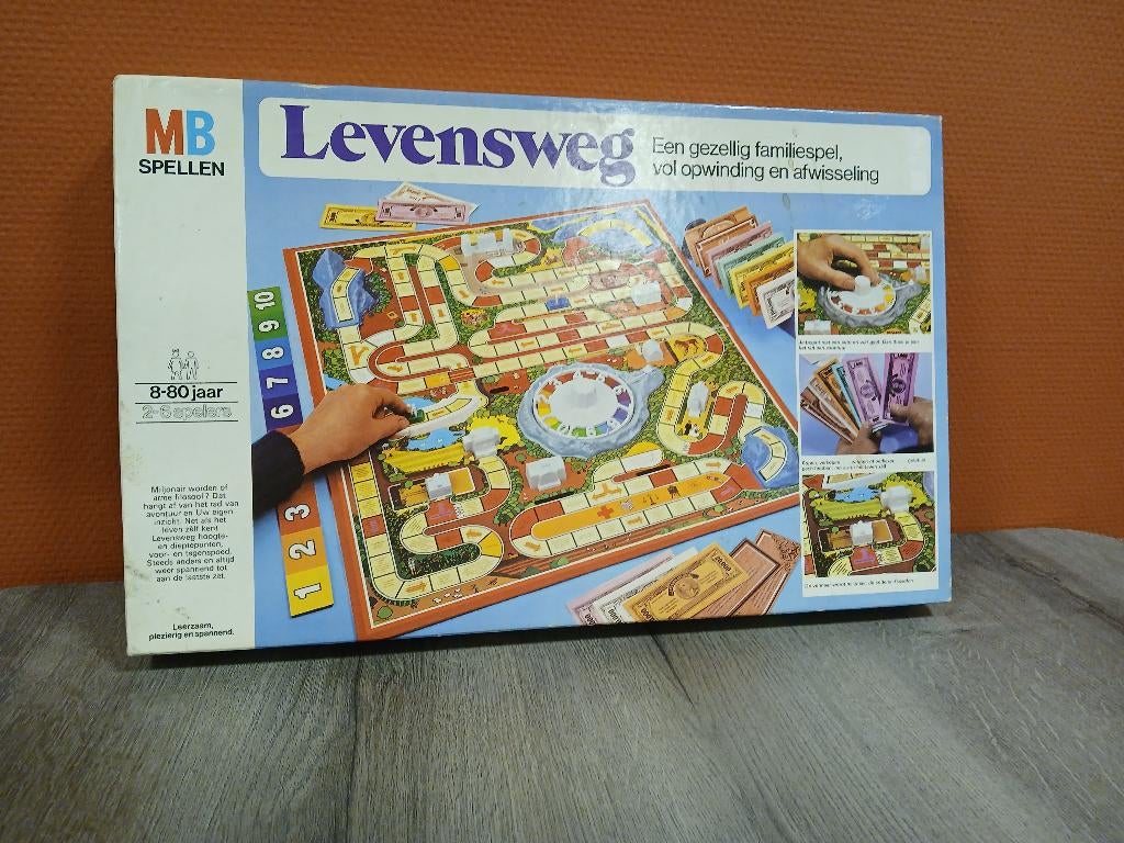 levensweg, Vijf spelers of meer, Ophalen of Verzenden, Gebruikt, MB Spellen
