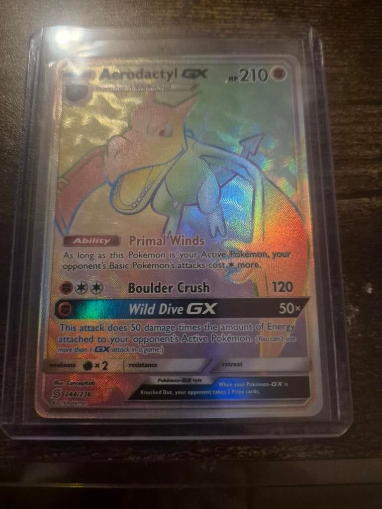 Aerodactyl 244/236, Hobby en Vrije tijd, Verzamelkaartspellen | Pokémon, Ophalen of Verzenden, Nieuw